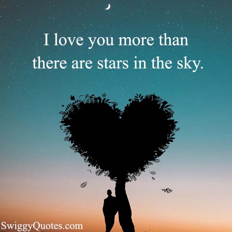 10 Romantic Love Quotes About Stars in The Sky - Swiggy Quotes