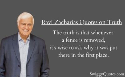 Ravi Zacharias Quotes on Change with Images - Swiggy Quotes