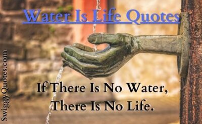 Water is life quotes with images